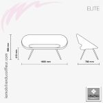 Banquette d'Attente | ELITE (Dimensions) | NELSON mobilier
