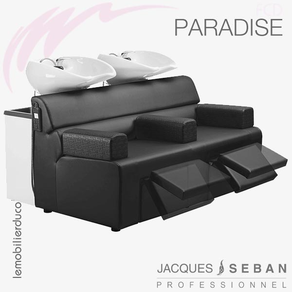 PARADISE 2P | Bac de Lavage Noir | Jacques SEBAN