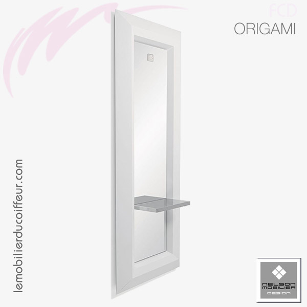 ORIGAMI 1P Blanc | Coiffeuse | NELSON Mobilier