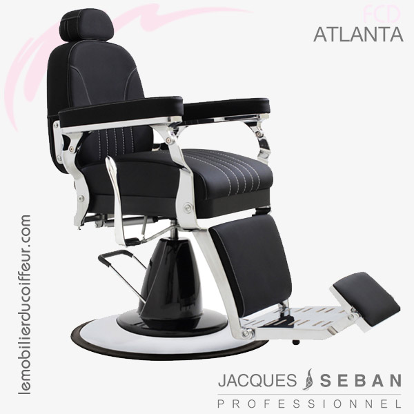 ATLANTA noir fauteuil barbier J.SEBAN