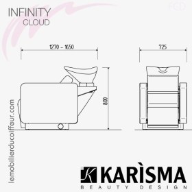 BACS DE LAVAGE -  INFINITY Cloud (Dimensions) Karisma
