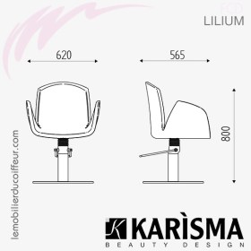 FAUTEUIL DE COUPE - LILIUM (Dimensions) Karisma