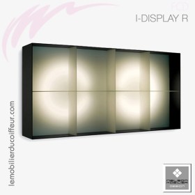 IDISPLAY-R Horizontal Noir | Meuble expo | Nelson Mobilier