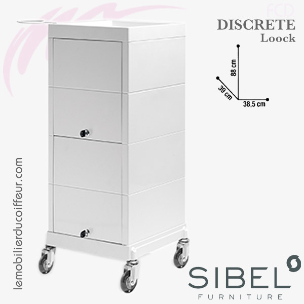 DISCRETE/LOCK blanche | Table de service | SIBEL Furniture