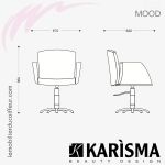 FAUTEUIL DE COUPE - MOOD (Dimensions) Karisma