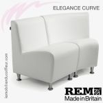 Fauteuil d'Attente | ELEGANCE Angle + Droit | REM