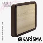BACS DE LAVAGE - INFINITY Accoudoir bois Karisma