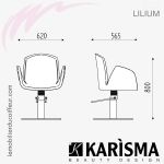 FAUTEUIL DE COUPE - LILIUM (Dimensions) Karisma