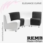 Fauteuils d'Attente | ELEGANCE Angle + Droit mitigés | REM
