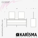 GOSSIP (Dimensions) | Coiffeuse | Karisma