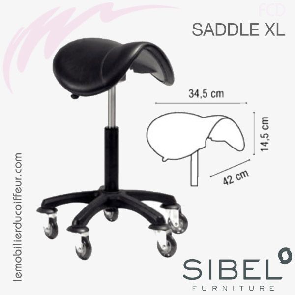 SADDLE XL Classic | Tabouret de coiffeur | SIBEL Furniture