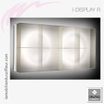 IDISPLAY-R Horizontal Blanc | Meuble expo | Nelson Mobilier