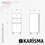 WALLY (Dimensions) | Table de service | Karisma
