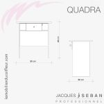 QUADRA (Dimensions) | Meuble de caisse | Jacques SEBAN