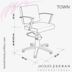 Fauteuil de coupe | TOWN (Dimensions) | JACQUES SEBAN