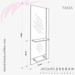 TAIGA (Dimensions) | Coiffeuse | Jacques SEBAN
