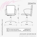 Fauteuil de coupe | ZENITH (Dimensions) | JACQUES SEBAN