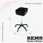 ATHENA COLOURING TROLLEY (Dimensions) | Table de service | REM