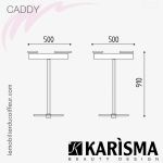 CADDY (Dimensions) | Table de service | Karisma