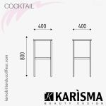 COCKTAIL (Dimensions) | Table de service | Karisma