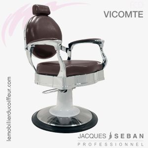 Fauteuil de coupe | VICOMTE Marron | JACQUES SEBAN