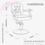 Fauteuil de coupe | CAMBRIGE (Dimensions) | JACQUES SEBAN