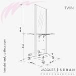 TWIN (Dimensions) | Coiffeuse | Jacques SEBAN