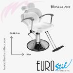 Fauteuil Barbier | BASCULANT (dimensions) | Eurostil