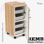 PRIMA (Merisier) Ouvert | Table de service | REM