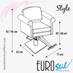 Fauteuil de coupe | Style (Dimensions) | Eurostil