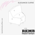 Fauteuil d'Attente | ELEGANCE Angle (Bi-color) | REM