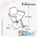 Fauteuil de coupe | Bohemian (Dimensions) | Eurostil