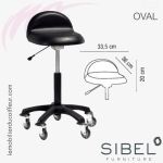 OVAL Classic | Tabouret de coiffeur | SIBEL Furniture